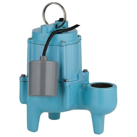 Little Giant 9SC-CIA-RF - 4/10 HP Cast Iron Sewage Pump (2") with Piggyback Tether Float N/A