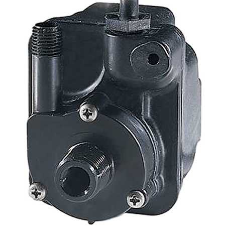 Little Giant 2.8 GPM 1/125 HP Dual-Purpose Epoxy Encapsulated (Potted) Pump Black