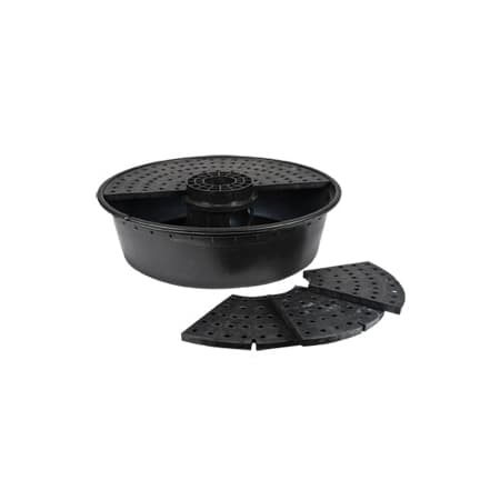 Little Giant Outdoor Living 36" Round Disappearing Water Feature Base Black