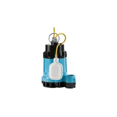 Little Giant HT10-EN 1/2 HP 75 GPM High Temp Cast Iron Submersible Effluent Pump with Integral Float Switch N/A