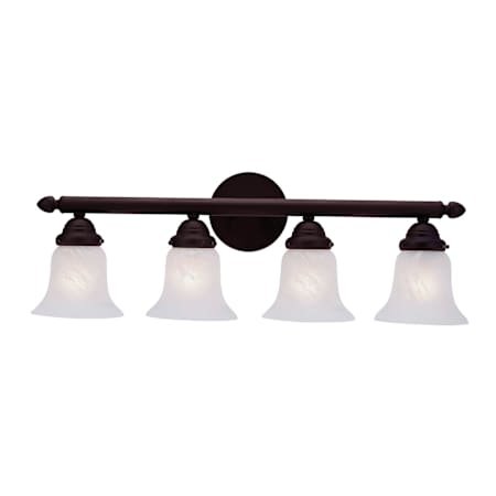 Livex Lighting Neptune 4 Light Bathroom Vanity Light Bronze