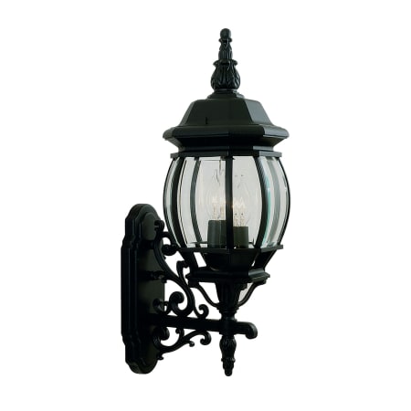 Livex Lighting Frontenac 3 Light 22" Tall Outdoor Wall Sconce Black