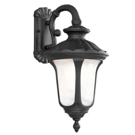 Livex Lighting Oxford 1 Light Outdoor Wall Sconce Black