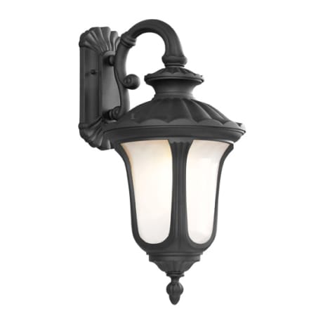 Livex Lighting Oxford 3 Light Outdoor Wall Sconce Black