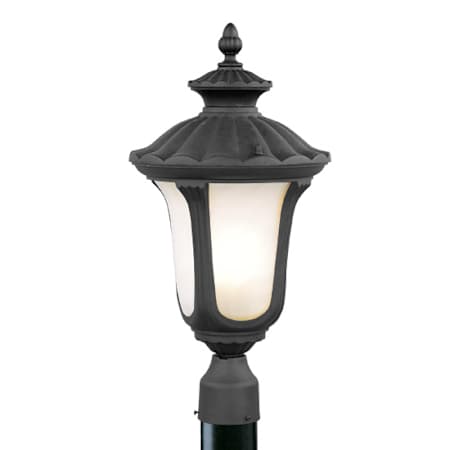 Livex Lighting Oxford 3 Light Outdoor Post Light Black