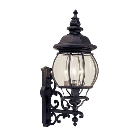 Livex Lighting Frontenac 4 Light 29" Tall Outdoor Wall Sconce Black