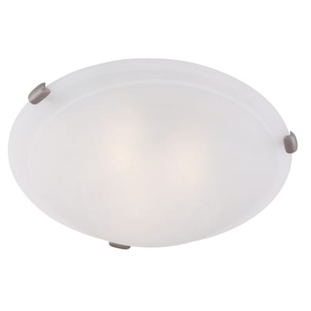 Livex Lighting Oasis 4 Light Flush Mount Ceiling Fixture Brushed Nickel