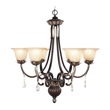 Hand Rubbed Bronze with Antique Silver Accents
