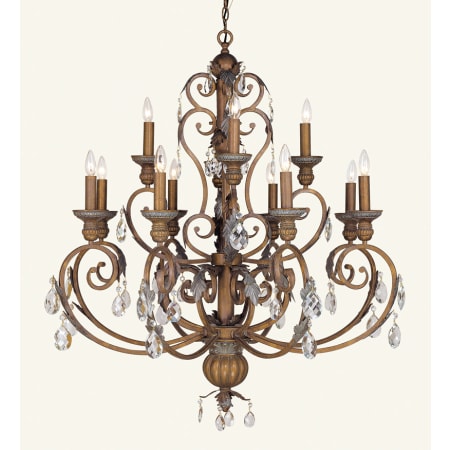 Crackled Bronze with Vintage Stone Accents