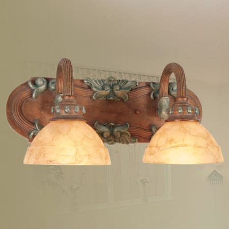 Crackled Bronze with Vintage Stone Accents