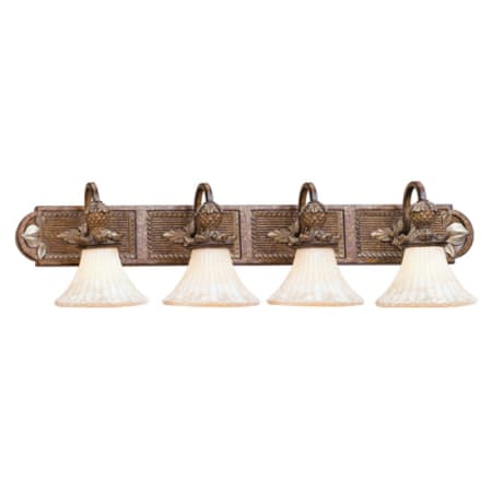 Livex Lighting Savannah 4 Light Bathroom Vanity Light Venetian Patina