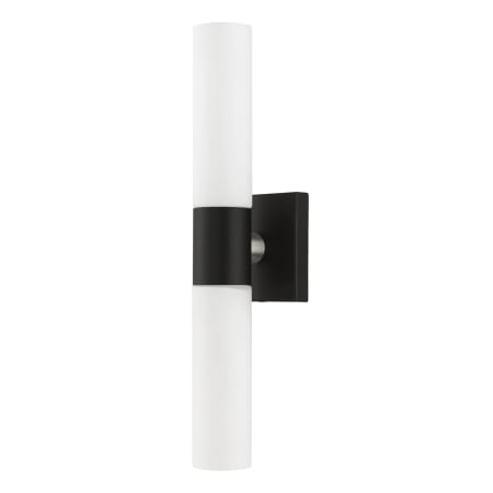 Black with Brushed Nickel Accent