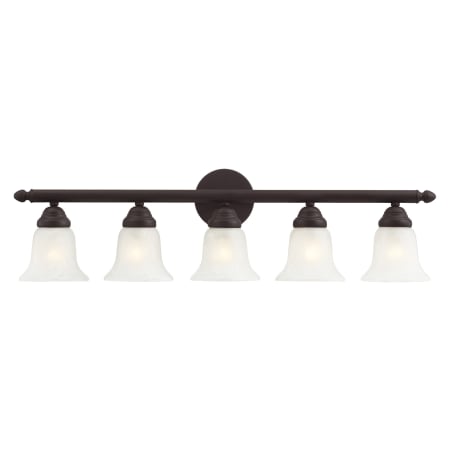 Livex Lighting Neptune 5 Light Bathroom Vanity Light Bronze