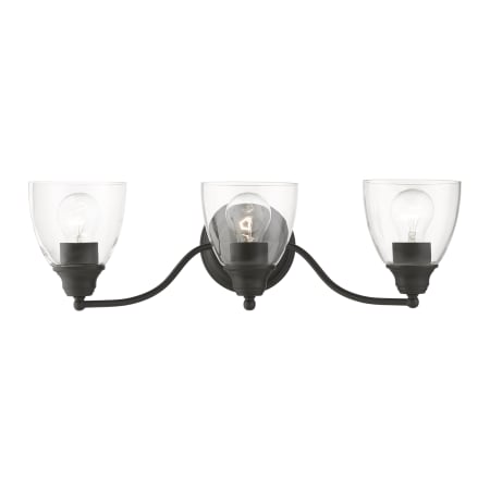 Livex Lighting Montgomery 3 Light 23" Wide Commercial Vanity Light Black
