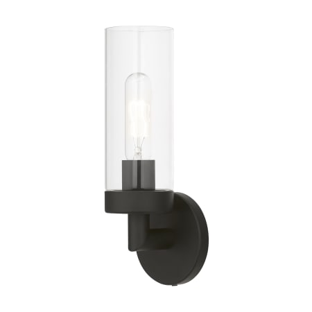 Livex Lighting Ludlow 12" Tall Commercial Wall Sconce Black