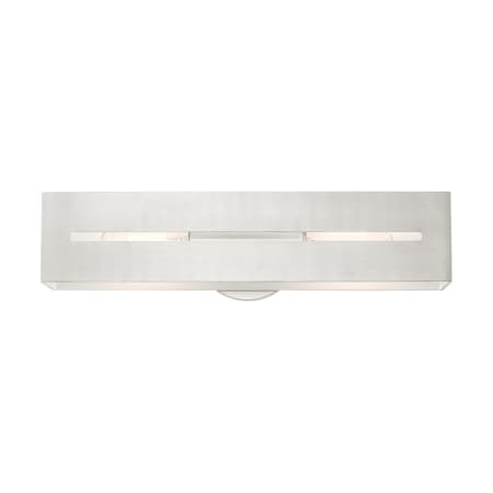 Livex Lighting Soma 2 Light 18" Wide Bath Bar Brushed Nickel