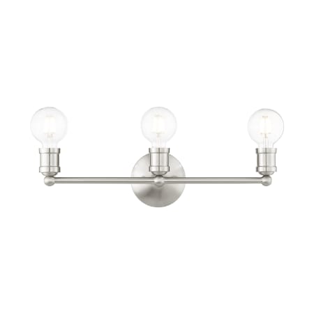 Livex Lighting Lansdale 3 Light 20" Wide Vanity Light Brushed Nickel