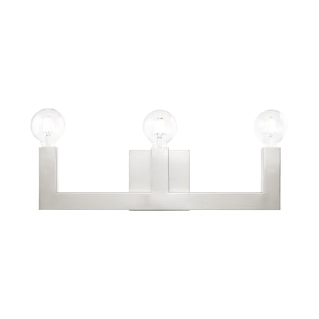 Livex Lighting Solna 3 Light 22" Wide Vanity Light Brushed Nickel