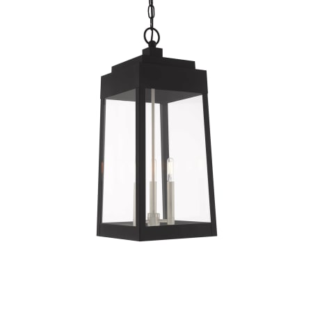Livex Lighting Oslo 3 Light 11" Wide Pendant Black