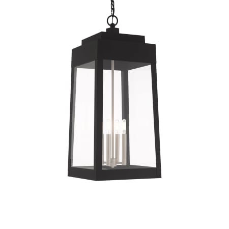 Livex Lighting Oslo 4 Light 14" Wide Pendant Black