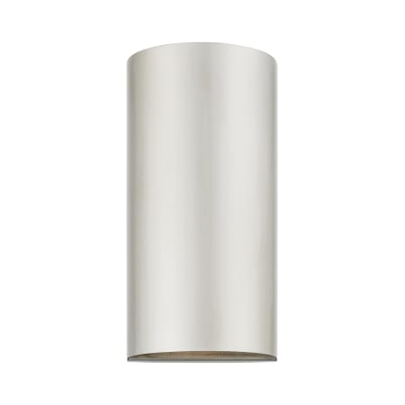 Livex Lighting Bond 10" Tall Commercial Wall Sconce Brushed Nickel