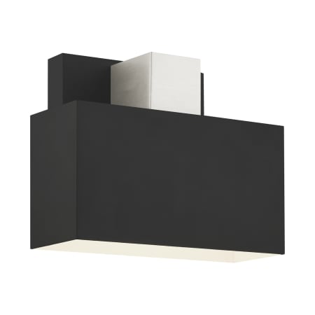 Livex Lighting Lynx 5" Tall Outdoor Wall Sconce Black