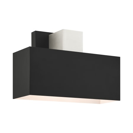 Livex Lighting Lynx 6" Tall Outdoor Wall Sconce Black