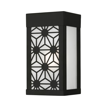 Livex Lighting Berkeley 9" Tall Commercial Wall Sconce Black