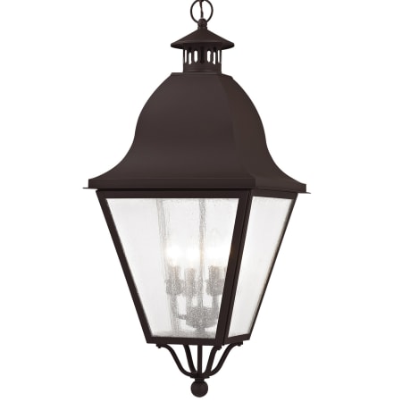 Livex Lighting Amwell 4 Light 14" Wide Outdoor Pendant Bronze