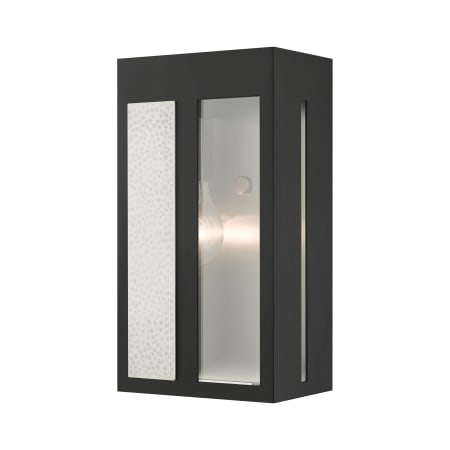 Livex Lighting Lafayette 11" Tall Outdoor Wall Sconce Black