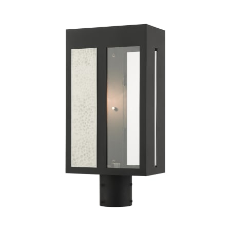 Livex Lighting Lafayette 17" Tall Outdoor Single Head Post Light Black