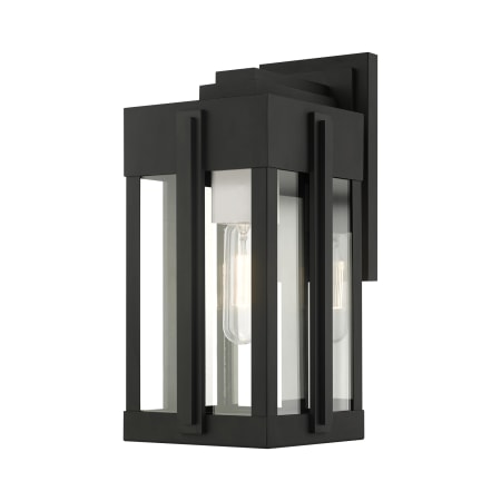 Livex Lighting Lexington 13" Tall Outdoor Wall Sconce Black