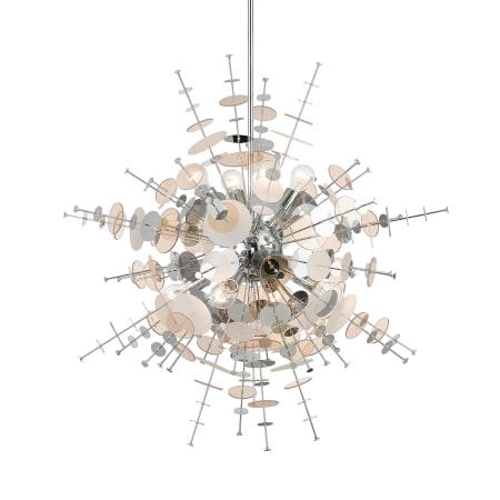 Livex Lighting Circulo 8 Light 37" Wide Sputnik Chandelier Polished Chrome