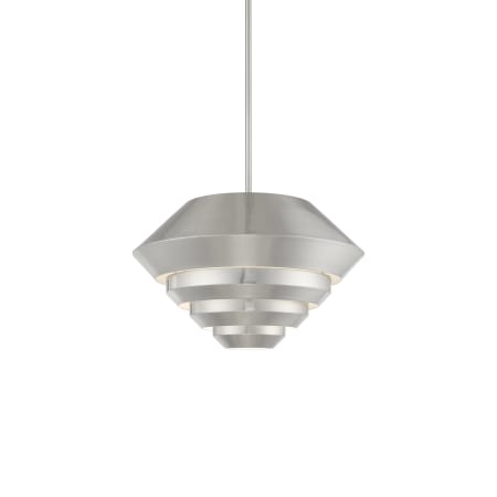 Livex Lighting Amsterdam Single Light 18" Wide Pendant Brushed Nickel