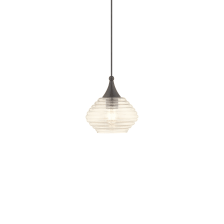 Livex Lighting Single Light 8" Wide Mini Pendant English Bronze