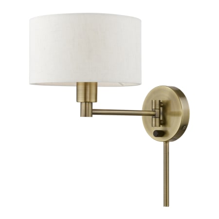 Livex Lighting Allison 10" Tall Commercial Wall Sconce Antique Brass