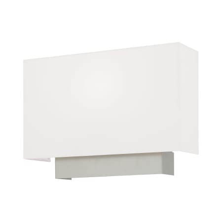 Livex Lighting Clark Single Light 10" Tall Wall Sconce Brushed Nickel
