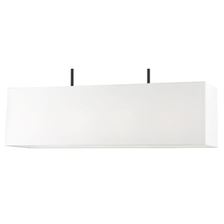 Livex Lighting Summit 4 Light 9" Wide Commercial Linear Chandelier Black
