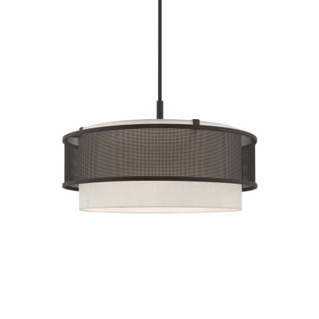 Livex Lighting Braddock 5 Light 24" Wide Drum Chandelier Bronze