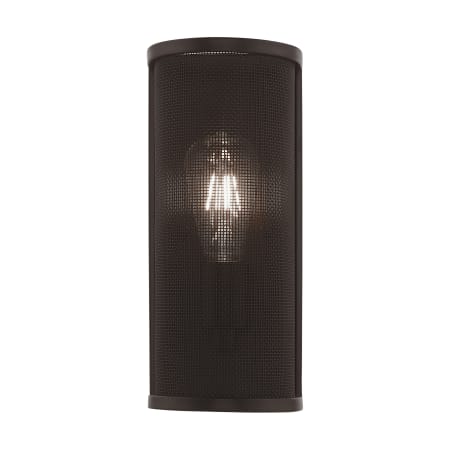 Livex Lighting Braddock Single Light 12" Tall Wall Sconce Bronze