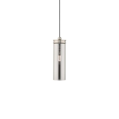 Livex Lighting Single Light 5" Wide Mini Pendant Brushed Nickel