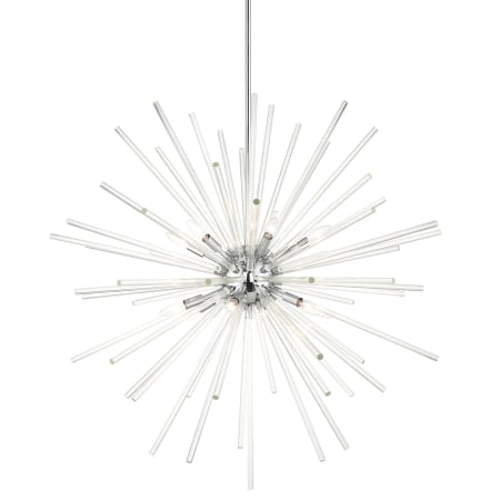 Livex Lighting Utopia 12 Light 42" Wide Sputnik Chandelier Polished Chrome