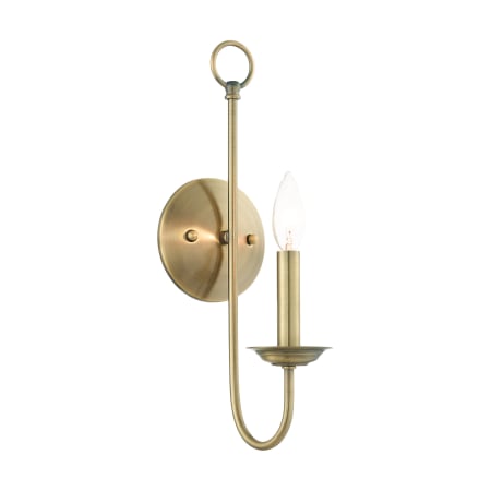 Livex Lighting Estate 16" Tall Wall Sconce Antique Brass