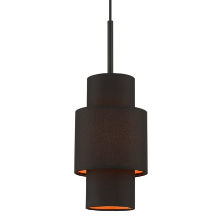 Livex Lighting Sentosa 7" Wide Mini Pendant Black