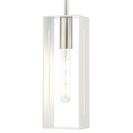 Livex Lighting Soma 5" Wide Mini Pendant Brushed Nickel