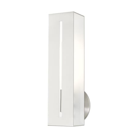 Livex Lighting Soma 14" Tall Wall Sconce Brushed Nickel