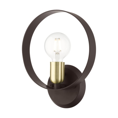 Livex Lighting Modesto 11" Tall Wall Sconce Bronze