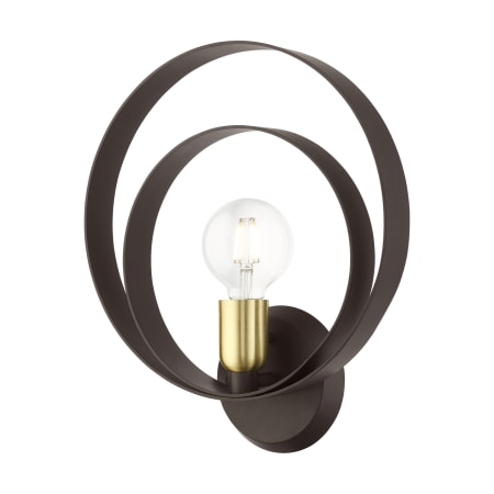 Livex Lighting Modesto 14" Tall Wall Sconce Bronze