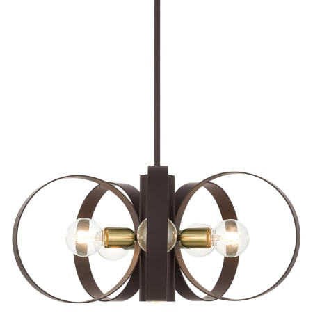 Livex Lighting Modesto 6 Light 24" Wide Chandelier Bronze