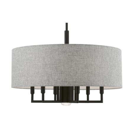 Livex Lighting Dakota 7 Light 24" Wide Multi Light Pendant Black